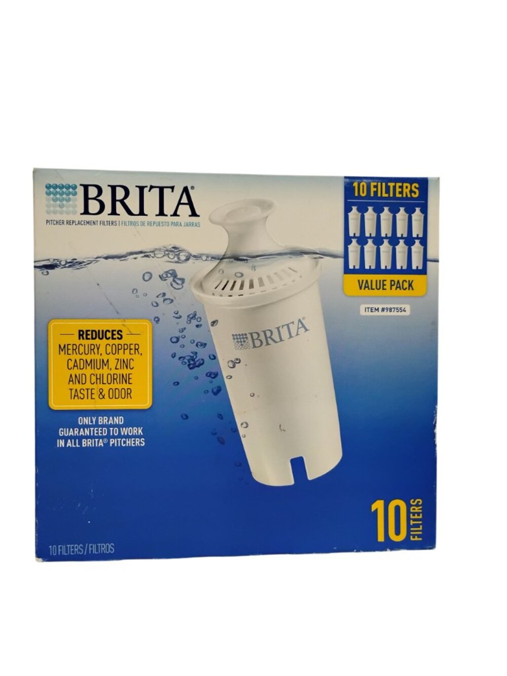Brita10-Pack Water Pitcher Replacement Filters - Picture 4 of 5